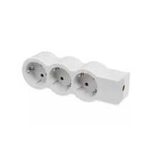 Legrand Elosztósor Standard 3x2P+F, vezeték nélkül, fehér-szürke, 694573