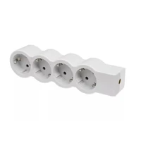 Legrand Elosztósor Standard 4x2P+F, vezeték nélkül, fehér-szürke, 694575