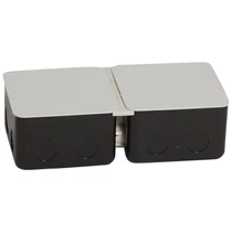 Legrand Padlódoboz, felnyíló, süllyesztett, betonpadlóba, fém, 6 (2x3)modul, 054002