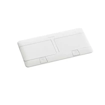 Legrand Pop-up padlódoboz, felnyíló, süllyesztett, 8 (2×4) modul, fehér, üres, 654004