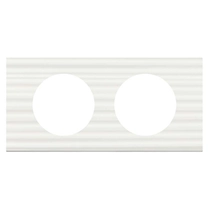Legrand Céliane 2-es keret, fehér corian, 69012