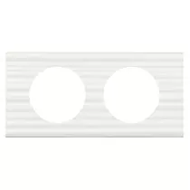 Legrand Céliane 2-es keret, fehér corian, 69012