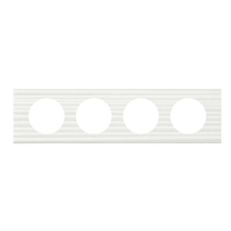 Legrand Céliane 4-es keret, fehér corian, 69014