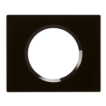 Legrand Céliane 1-es keret, feketeüveg, 69301
