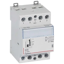Legrand CX3 moduláris kontaktor 63A 24V 4Z - karral, 412519