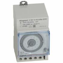 Legrand MicroRex QT31 mechanikus kapcsolóóra, napi, működési tartalékkal, vízszintes előlappal, 412813