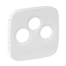 Legrand Valena Allure TV-RD-SAT aljzat burkolat, Fehér, 754795
