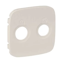 Legrand Valena Allure TV-SAT aljzat burkolat, Elefántcsont, 754826