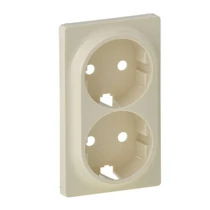 Legrand Valena Life 2x2P+F csatlakozóaljzat burkolat elefántcsont, 754951