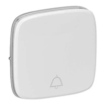 Legrand Valena Allure burkolat csengőjellel, Fehér, 755015