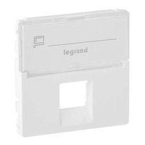 Legrand Valena Life 1xRJ45 csatlakozóaljzat burkolat, címketartóval fehér, 755470