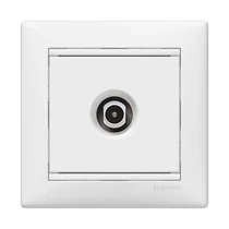 Legrand Valena TV antenna-csatlakozóaljzat átmenő, fehér, 774431