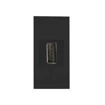 Beépíthető USB dugalj, NOEN, fekete, kétoldalas, OR-GM-9010 elosztóhoz