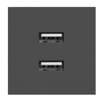 Beépíthető USB dugalj, 2-es, NOEN, fekete, OR-GM-9010 elosztóhoz