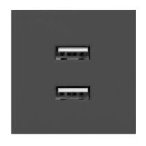 Beépíthető USB dugalj, 2-es, NOEN, fekete, OR-GM-9010 elosztóhoz