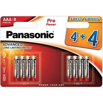 Panasonic Pro Power AAA mikro 1.5V szupertartós alkáli elemcsomag 4+4db LR03PPG-8BW