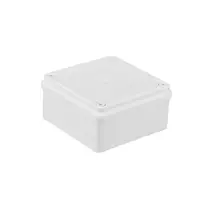 Pawbol falon kívüli kötődoboz sima oldalfalú fehér 100x100x50mm IP65, Pawbol S-BOX_116B