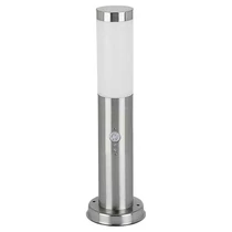 Rábalux 8267 Inox torch, kültéri talpas, mozgásérzékelővel, H45cm