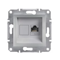 Schneider ASFORA 1xRJ45 Cat6 UTP aljzat, alumínium, EPH4700161