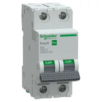Schneider EASY9 PRO Kismegszakító, 2P 6KA B20A, EZ9F27220