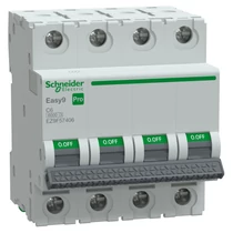 Schneider EASY9 PRO Kismegszakító, 4P 6KA C6A, EZ9F57406