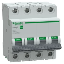 Schneider EASY9 PRO Kismegszakító, 4P 6KA C16A, EZ9F57416