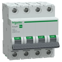 Schneider EASY9 PRO Kismegszakító, 4P 6KA C25A, EZ9F57425