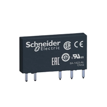 Schneider RSL sorkapocs relé 1CO érintkező 6A 48V DC kis kapacitású, RSL1AB4ED