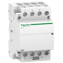 Schneider A9 iCT40A moduláris kontaktor, 50Hz, 3NO, 220-240VAC , A9C20843