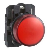 Schneider LED-es jelzőlámpa, piros, 24V, XB5AVB4