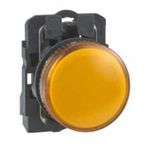 Schneider LED-es jelzőlámpa, narancssárga, 24V, XB5AVB5
