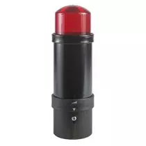 Schneider Villanó világító jelzőoszlop, piros 230V AC, XVBL6M4
