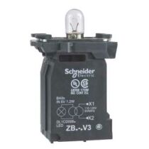 Schneider Jelzőlámpa aljzat + transzformátor átlátszó, 400V, ZB5AV5