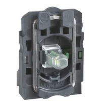 Schneider LED-es világító nyomógomb aljzat, fehér, 24V 1NC, ZB5AW0B12