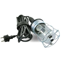 DeLux Kézilámpa 60W, IP54, H05RN-F 2x1mm2, 5m, fekete  DEL1030