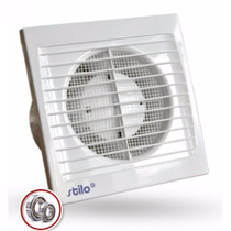 Stilo elszívó ventilátor, időkapcsolós, WC mennyezeti gördülőcsapágyas, 100 MTL, STI1311