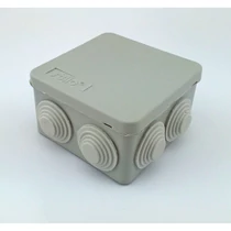Stilo falon kívüli kötődoboz lépcsős átvezetővel halogénmentes 85x85x50mm IP55, Stilo STI1494