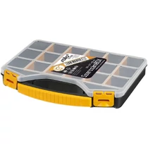 Stilo szortimenter, 18 rekeszes, fekete, 13coll, 326x257x48mm, STI1536