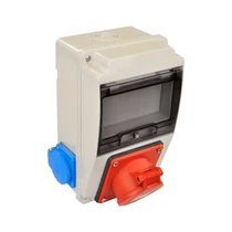 TP ipari doboz szerelt, vezeték nélkül, 130x220 1x(4P32A)+2X(2P+F IP44, 3318-002-2600