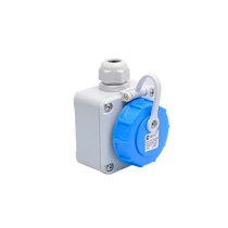 TP Electric Fali ipari csatlakozóaljzat, 16A-es 250V-os (2P+E) IP68, 3101-380-0900