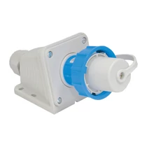 TP Electric Fali Felületre szerelhető ipari dugvilla 16A-es 250V-os (2P+E) IP68, 3101-405-0900