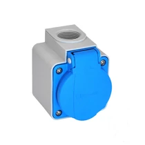 TP Electric Fali ipari csatlakozóaljzat gyors bekötés 16A-es 250V-os (2P+E) IP54, 3101-420-0900