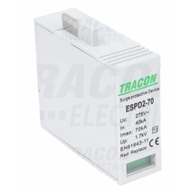 Tracon túlfeszültség levezető betét, T2 AC típusú, 70 M, ESPD2-70M