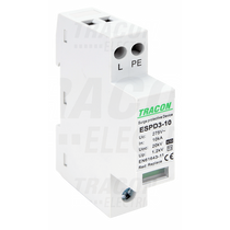 Tracon túlfeszültség levezető, T3 AC típusú, egybeépített, ESPD3-10-1+1P