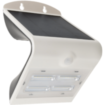 Tracon Napelemes LED fali világítótest mozgásérzékelővel, fehér, LSLBW3W