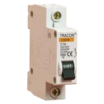 Tracon C60N Kismegszakító 6KA 1P C40A, C60-40-1