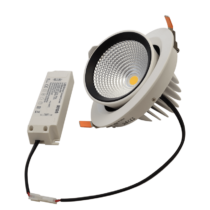 Tracon Beépíthető álmennyezeti LED lámpatest, forgatható, DLCOBA35WW