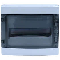 Tracon falon kívüli kiselosztó IP65, 1×12 modul, EDFKIP65N121