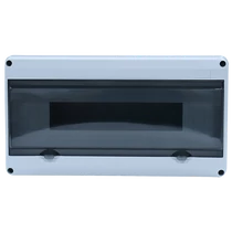 Tracon falon kívüli kiselosztó IP65, 1×18 modul, EDFKIP65U181