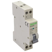 Tracon kombinált fi relé AC 1P+N B32A 30mA, EVOKEB3203